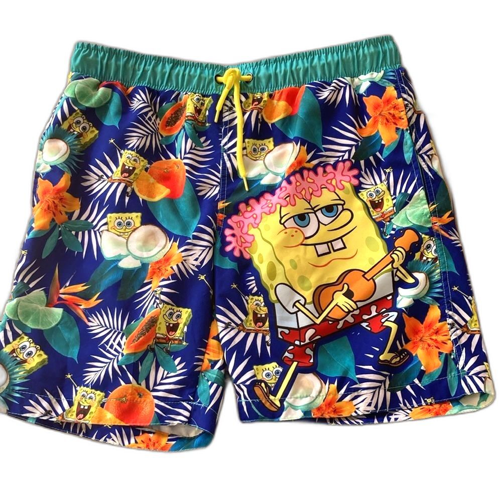 SPONGE BOB Nickelodeon SquarePants Swim Trunks Mens NEW Various Sizes